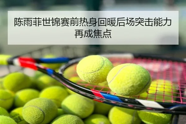 陈雨菲世锦赛前热身回暖后场突击能力再成焦点